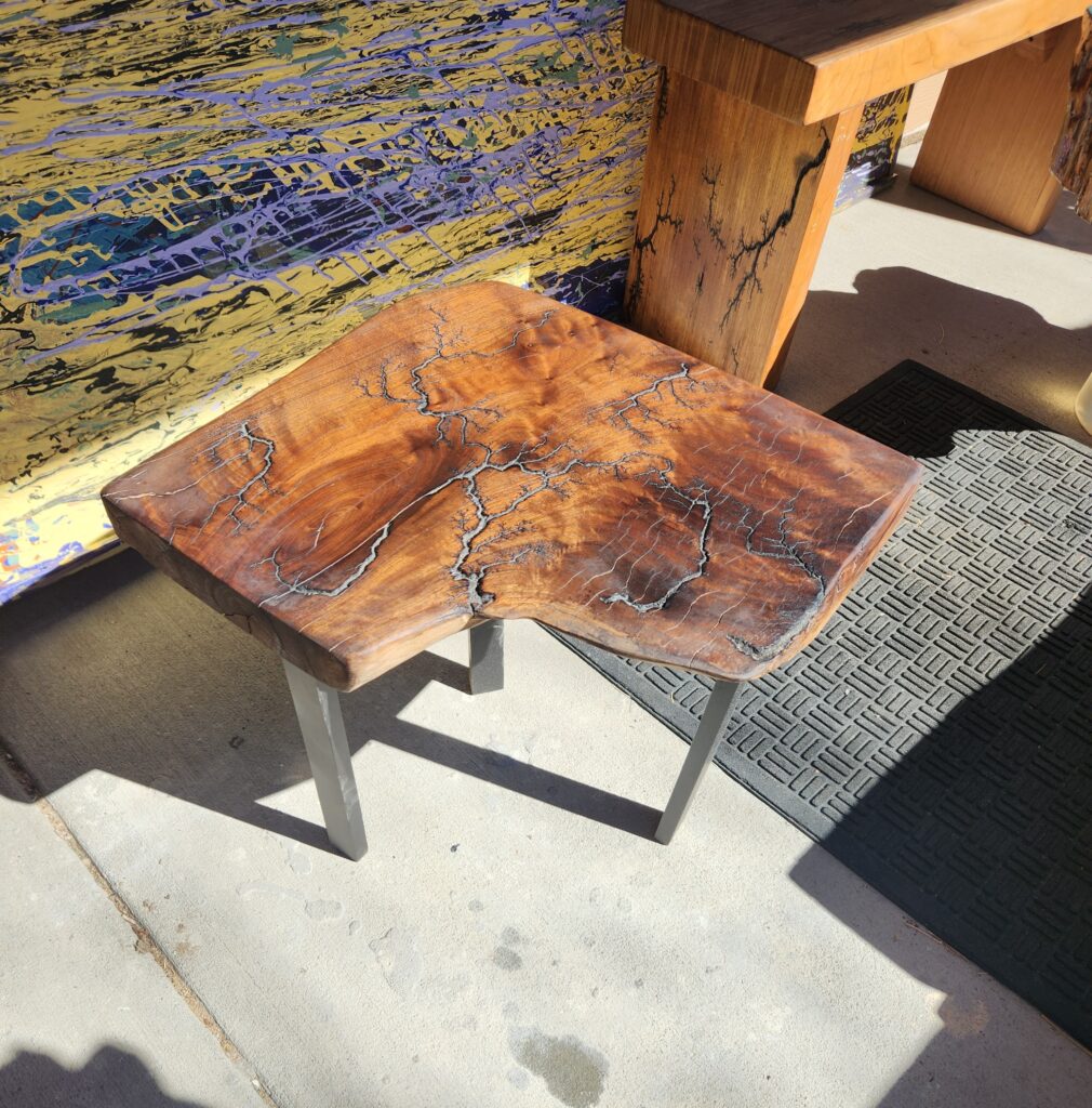 Electric Walnut Pocket Table