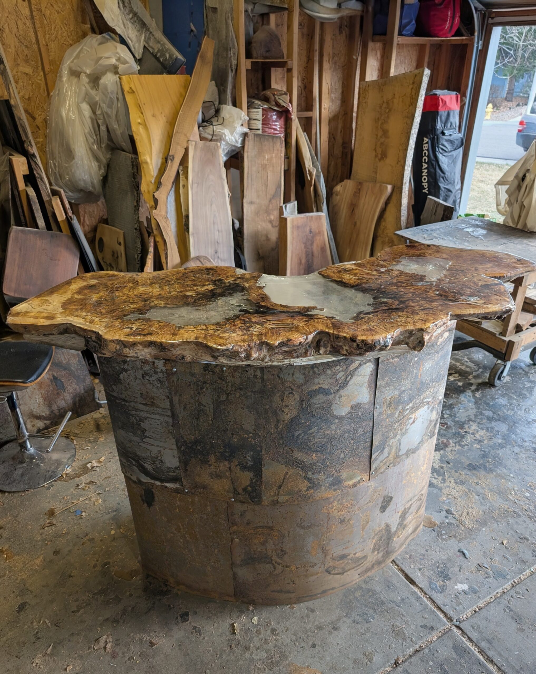 Steampunk Stand Alone Bar